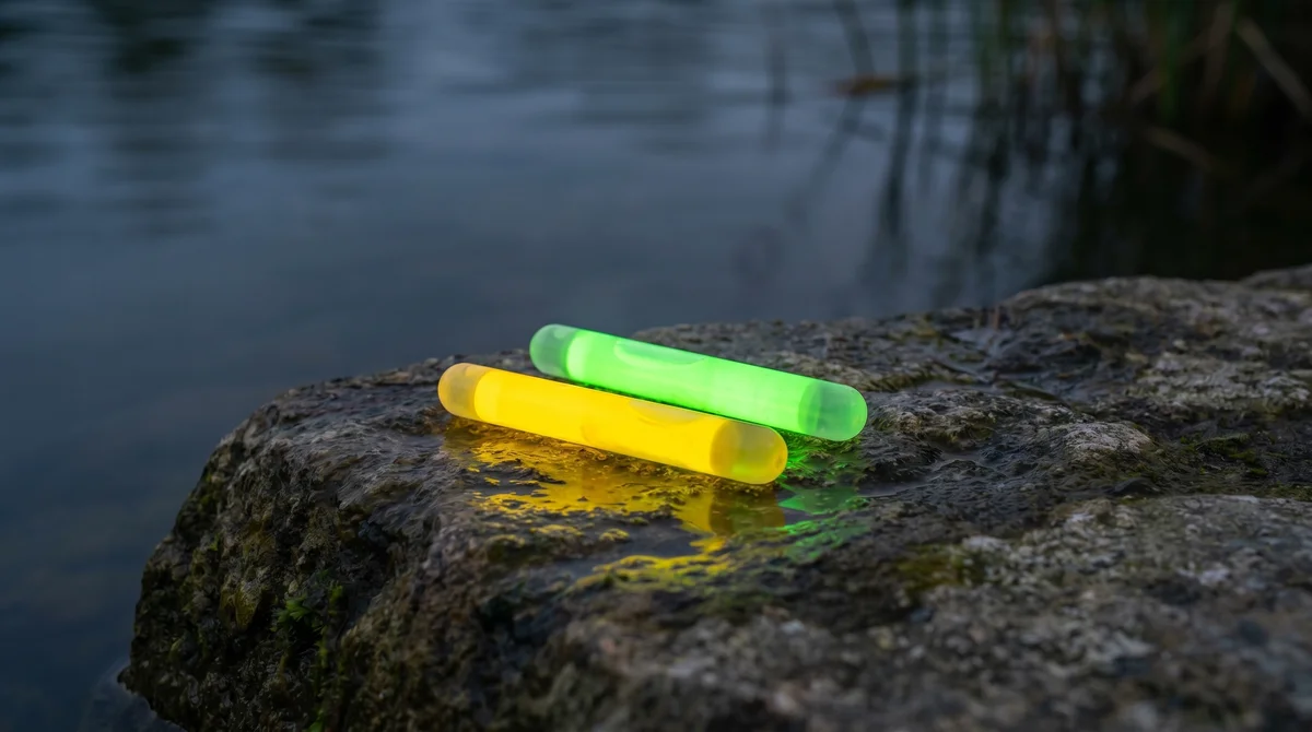 100x Knicklichter Set – 50 Tüten à 2 Stück inkl. Adapter – Gelb & Grün – Nachtangeln Zite Fishing - Detaillierte Übersicht