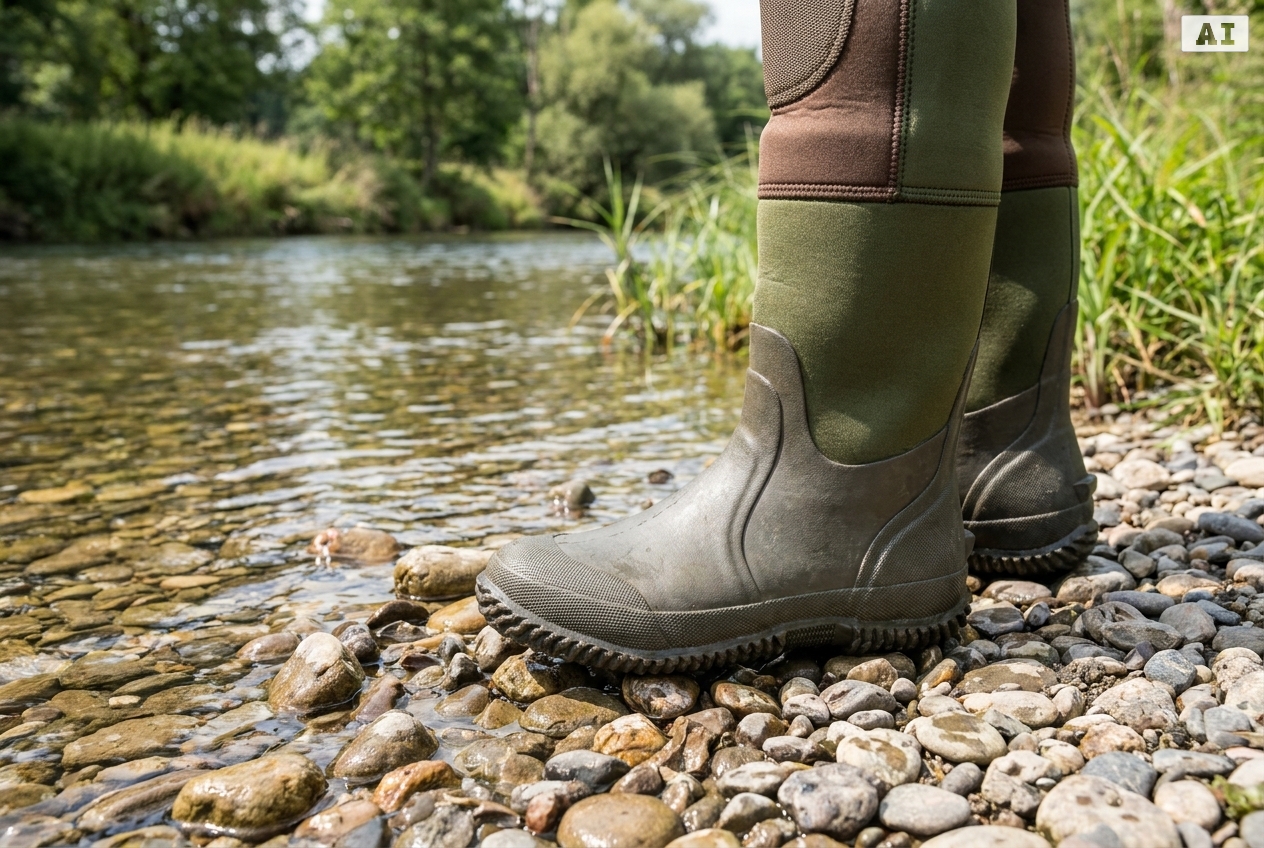 Welche wathose oder watstiefel eignen sich für angler – Detailansicht