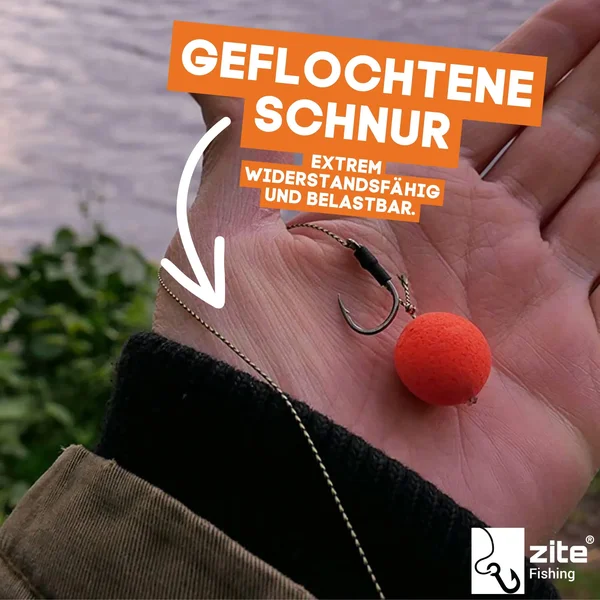 Zite Fishing Karpfen-Rigs Vorfach Set Größe 2-8 Gebunden 12 Stück _auswahl5