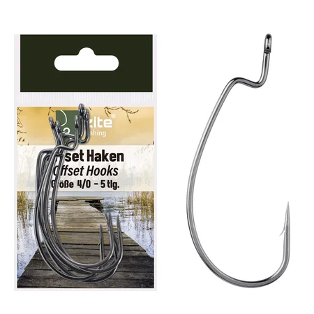 Zite Fishing Offset Haken Größe 4/0 5 Stück