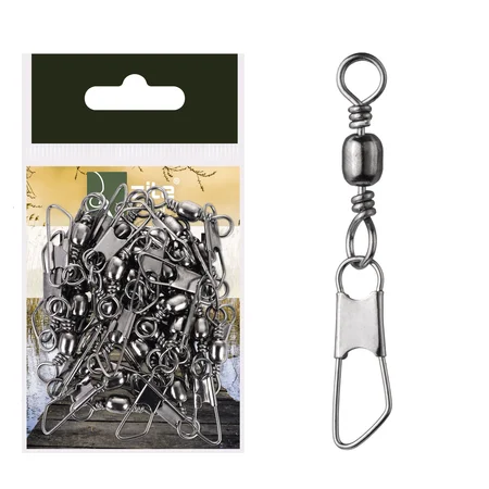 Karabiner Angelwirbel Größe 2 18kg 30 Stück Zite Fishing
