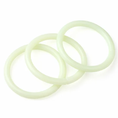 Fluo Ringbissanzeiger Set - 3 Stück Bissanzeiger Ringe - Einhänger Fluoreszierend