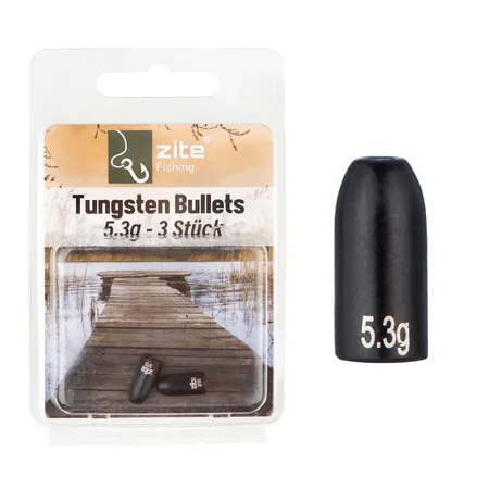 Zite Fishing Tungsten Bullet-Gewichte 3 x 5,3g