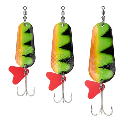 Blinker Raubfisch Angeln Löffelblinker Set Barsch Neon Dekor Zite Fishing