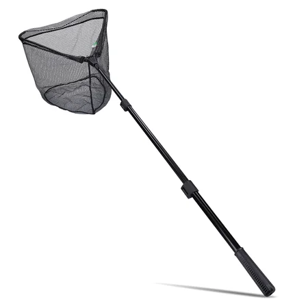 Kescher Gummiert Schwarz mit Easy-Teleskopfunktion 2,70m Zite Fishing