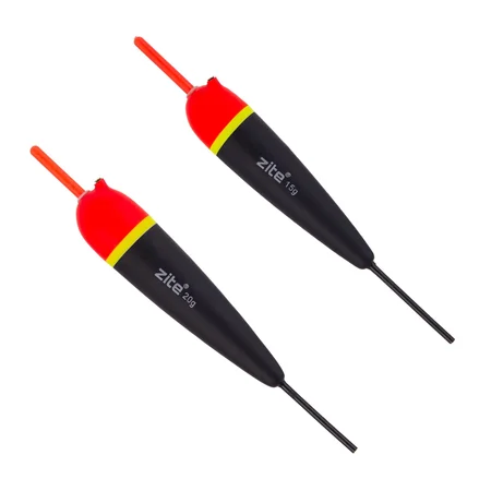 Hecht-Knicklichtposen 2er Pack 15g & 20g Durchlaufpose Neon Knicklichtaufnahme Zite Fishing