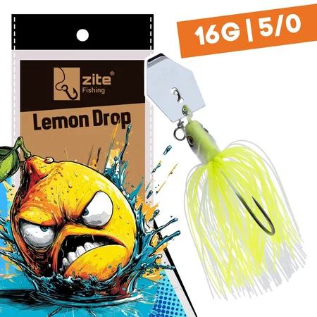 Inzite Blader Bladed Jig 16 g – Haken 5/0 – Lemon Drop – Starke Vibration & Trailerfähig