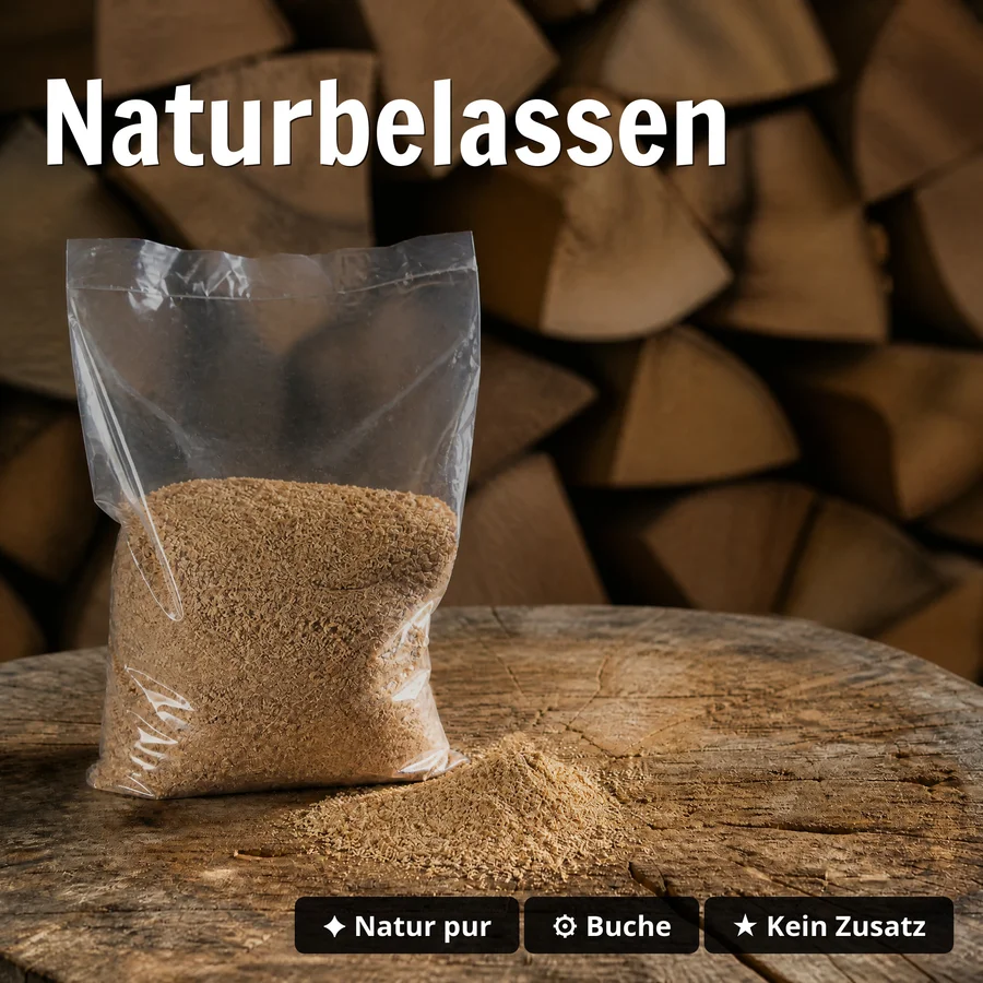 Zite Fishing Räuchermehl Buche 300 g - Naturbelassen