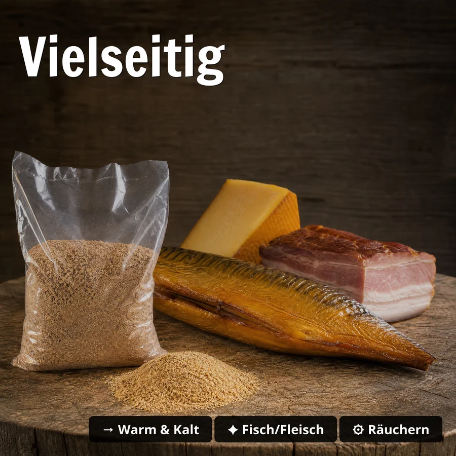 Zite Fishing Räuchermehl Buche 300 g - Vielseitig