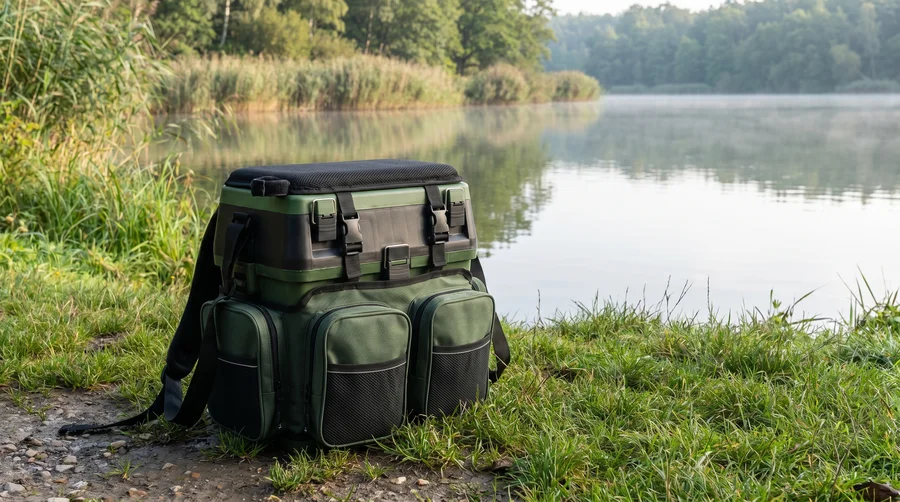 Multi Angel-Koffer-Rucksack & Sitz-Kiepe 3-in-1 – Angelrucksack Sitzkiepe Angelkoffer Zite Fishing - Am Wasser immer bereit