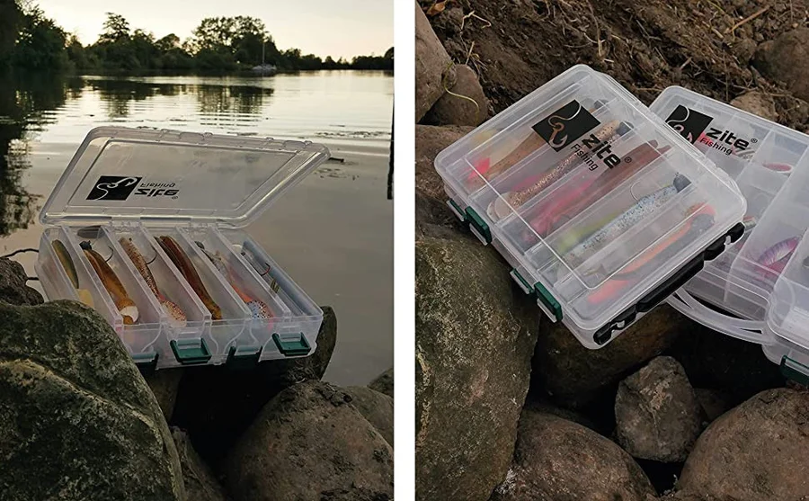 3x Tacklebox medium Handgriff 27cm Zite Fishing - Unsere Köderbox im Outdoor-Einsatz