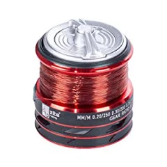 Angelrolle mit Schnur bespult Forellenrolle 2 Aluspulen Zite Fishing - Zwei Spulen