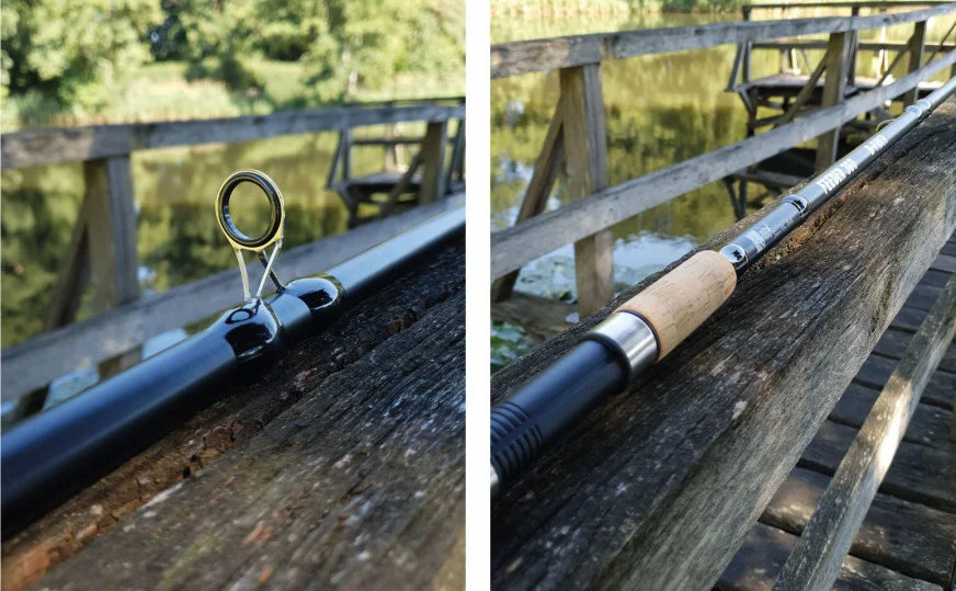 Feederrute Angeln Steckrute mit Wechselspitzen 3,60m 50-150g Zite Fishing - Unsere Feederrute im Outdoor-Einsatz
